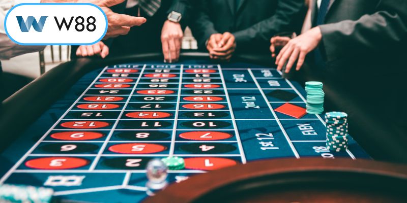 Trải nghiệm không gian sòng bài live casino W88 cực chân thực